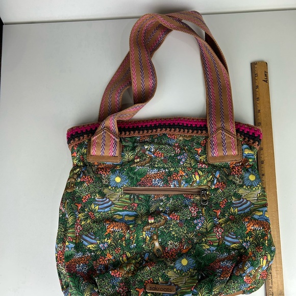 SAKROOTS BALI WANA RAINFOREST JUNGLE PRINT PURSE - Picture 9 of 9